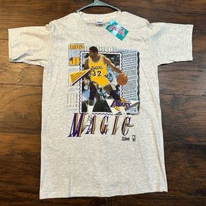Magic Johnson Los Angeles Lakers Brand New with Tags Vintage Shirt